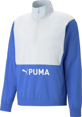 Produktbild von PUMA Fit Heritage Woven 1/2-Zip Sweatshirt Herren 92 - royal sapphire/platinum gray M