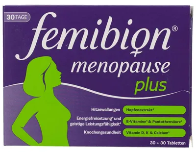 Image de Femibion Ménopause Plus comprimés, 30 comprimés