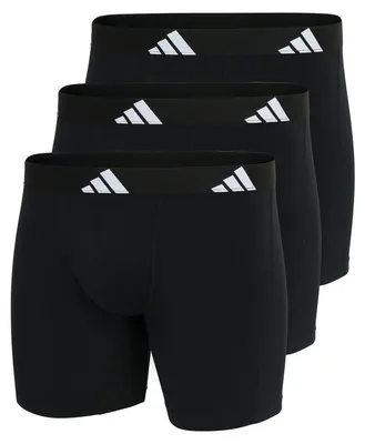 Produktbild von Adidas 3er-Pack Active Flex-Boxershorts aus Baumwolle, Schwarz M