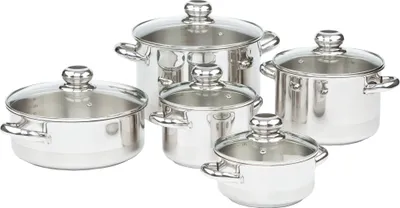 Produktbild von Premium-Kochgeschirr-Set 10-teilig