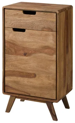 Produktbild von MASSIVMOEBEL24 Kommode Sheesham 50x35x90 natur sandgestrahlt MALMÖ 2 #270