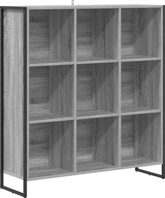 Obrázok produktu pre vidaXL Regál na knihy Grey Sonoma 99,5 x 30 x 108,5 cm Materiál na báze dreva