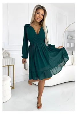Produktbild von Kleid NUMOCO MILA 538-2 GRÜN Größe: M