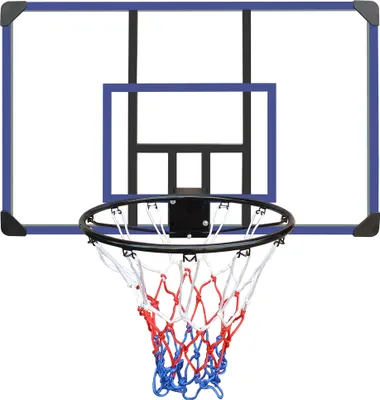 Image de Panier de basket mural, panneau de 112 x 72 cm, incassable, pour salle et extérieur