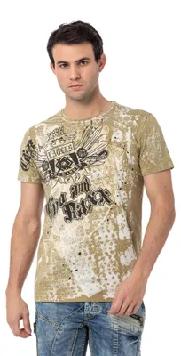 Produktbild von CT782  Herren-T-Shirt mit grossem Aufdruck