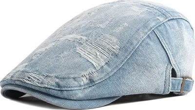 Zdjęcie produktu dla Stylowy Beret Męski Darwin Jasnoniebieski - Idealny na Każdą Okazję KP26086