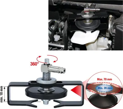 Immagine prodotto di KS Tools Adattatore universale per ugello di spurgo, regolabile