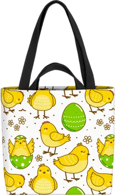 Produktbild von VOID Küken Ostern Ostereier Tasche 33x33x14cm,15l Einkaufs-Beutel Shopper Einkaufs-Tasche Bag