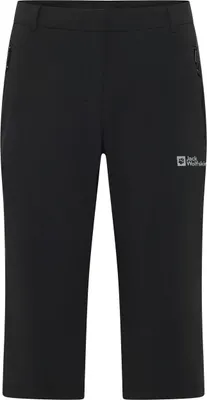 Produktbild von Jack Wolfskin Damen Hikeout 3/4 Wanderhose black 42R