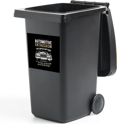 Produktbild von MuchoWow® - Abfall-Aufkleber - Container - für Abfallcontainer