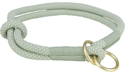 Produktbild von TRIXIE Soft Rope Zug-Stopp-Halsband - salbei/mint - 40 cm/ø 10 mm