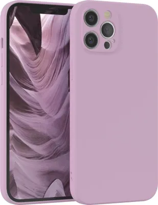 Obrázok produktu pre EAZY CASE - TPU puzdro pre Apple iPhone 12 Pro Max, TPU puzdro odolné proti nárazom, mäkký kryt s ochranou fotoaparátu, silikónové puzdro vo fialovej farbe