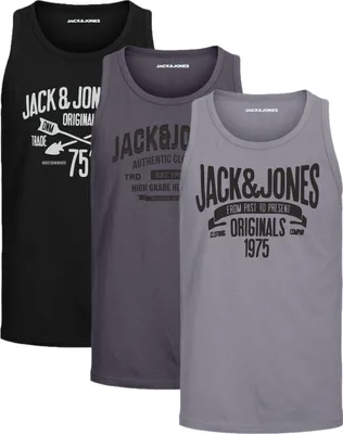 Produktbild von 3er-Pack Tank Tops Jack & Jones Herren Shirts, 051-Havka-TT OPT3