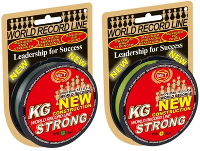 Produktbild von WFT KG STRONG Schnur 150m 0,22mm 32kg, Farbe:Grün