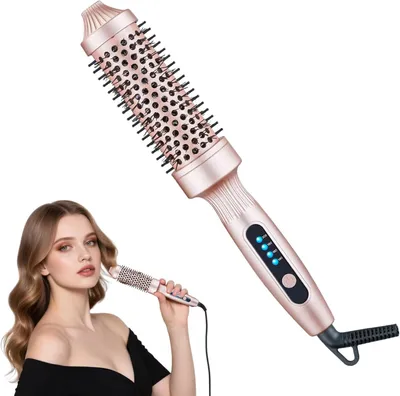 Produktbild von Styler Volumizer mit 30s Schnellaufheizung, 4 Geschwindigkeitsstufen & Infrarot-Haarpflege Perfekte Lockenbürste für natürliche Locken & Volumen