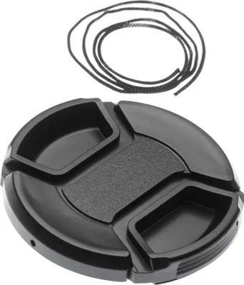 Produktbild von vhbw Universal Objektivdeckel 55 mm für Kamera - Kunststoff Schwarz, mit Innengriff
