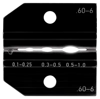 Produktbild von 624 060-6 3 0 Rennsteig Werkzeuge GmbH Crimpeinsatz für isolierte Verbinder, Schrumpfschlauchverbinder und Kabelschuh -