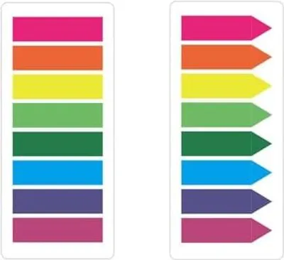 Produktbild von 1280 Stück Post it Klein, Notizzettel Sticky Notes Seitenmarker Klebezettel Page Marker Pagemarker Selbstklebend Post it Pastell Beschreibbare Page Note Flags Klebemarkierungen