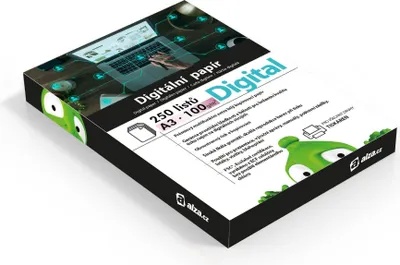 Produktbild von Büropapier A3 100g Digital 250 Blatt für Laser- & Tintenstrahldrucker