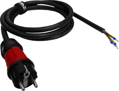Produktbild von 2m Anschlusskabel 230V 3x2,5mm² Gummi IP44 H07RN-F