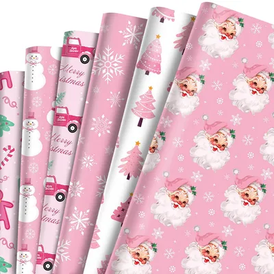 Obrázek produktu pro Sada 12 kusů vánočního balicího papíru