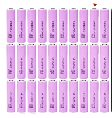 Zdjęcie produktu dla Bateria 18650, pojemność 3500 mAh, prąd rozładowania 20A, 30 sztuk INR18650-35E