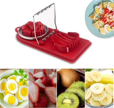 Produktbild von Eiersnijder - Eiersnijer - Eier Snijder - Eiersnijders - Champignonsnijder - Küchenbedarf - Küchenaccessoires - Eierwerkzeug - Egg Slicer