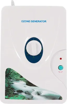 Image de Générateur d'ozone/ozoniseur - Purificateur d'air et stérilisateur - Débit d'ozone de 600 mg/h - Débit d'air de 50 m³/h - 8 W - 220 V - Pour l'air, l'eau et les aliments - Blanc