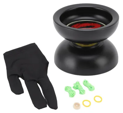 Image de Balle yo-yo pour enfants, forme en U, roulement non réactif, rotation stable, jouet en alliage pour enfants