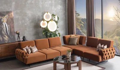 Zdjęcie produktu dla Sofa do salonu w kształcie litery L nowoczesna sofa narożna
