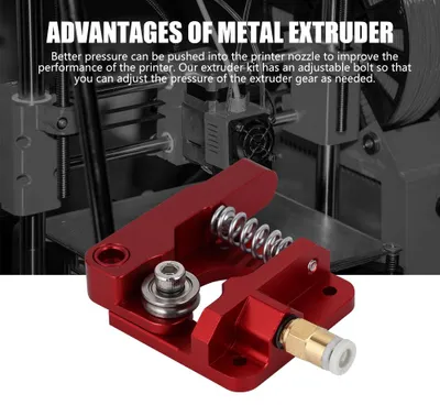 Image de Kit de montage d'un bloc d'extrusion en aluminium pour imprimantes 3D, compatible avec les imprimantes 3D à extrusion de 1,75 mm (modèles CR-10 et CR-10s)
