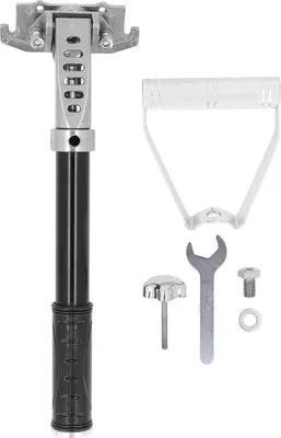 Produktbild von Flachbox-Verlängerungsgriff, verstellbarer Winkel, Trockenbau-Spachtelgriff-Set aus Aluminiumlegierung für Wandanstrich- und Oberflächenbearbeitungsarbeiten