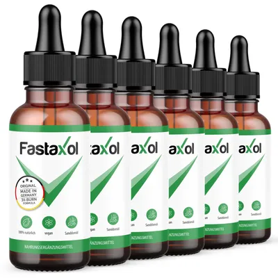 Image de Fastaxol Complexe huileux en gouttes | à base d'huiles végétales | convient aux hommes et aux femmes | 30 ml par flacon    6x