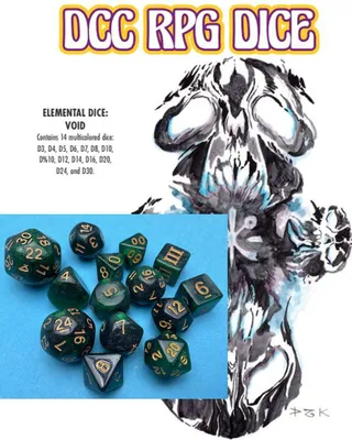 Zdjęcie produktu dla Stroh, H: DCC RPG Dice - Elemental Dice Void