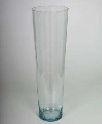 Glaskegelvase, Höhe 70 cm, Durchmesser 17,5 cm, transparent