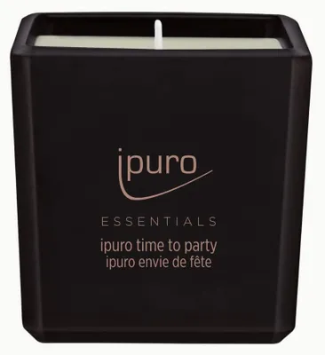 Zdjęcie produktu dla ipuro ESSENTIALS time for party, Kwadrat, Czarny, Owocowy, 1 szt.