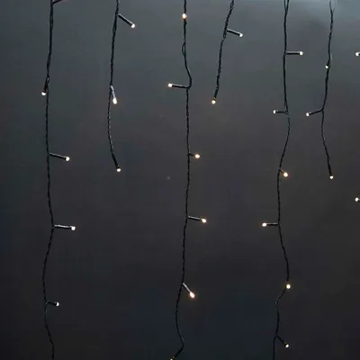 Obrázok produktu pre Nedis Dekoračné svetlá vo forme rampúchov - 180 LED diód - Teplá biela - 5,90 m - Svetelné efekty: 7 - Sieťové napájanie