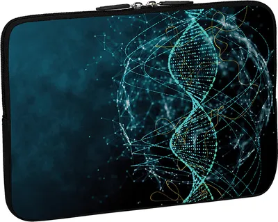 Produktbild von PEDEA Design Schutzhülle Notebook Tasche bis 17,3 Zoll (43,9 cm), DNA Strings
