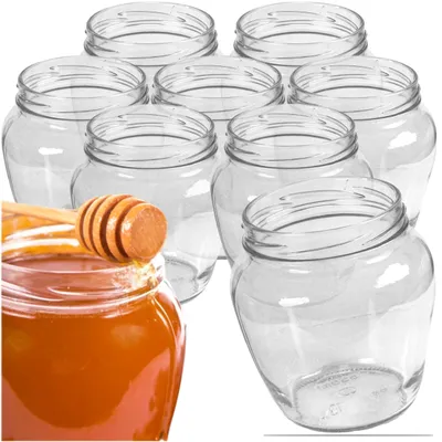 Produktbild von Krauz Glasbehälter 550ml 8er Set Amphorenform für Konserven