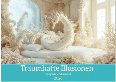 Produktbild von Traumhafte Illusionen - Imaginär und surreal (Wandkalender 2026 DIN A2 quer), CALVENDO Monatskalender