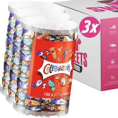 Immagine prodotto di Celebrations 160 mix di praline al cioccolato 8 assortiti