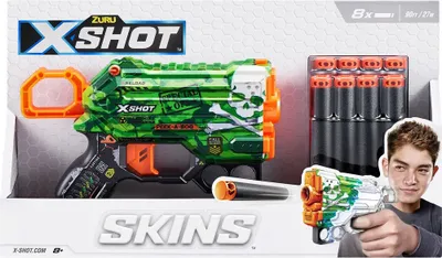 Produktbild von Zuru X-SHOT SKINS Menace (8 Darts) Camo 36515A