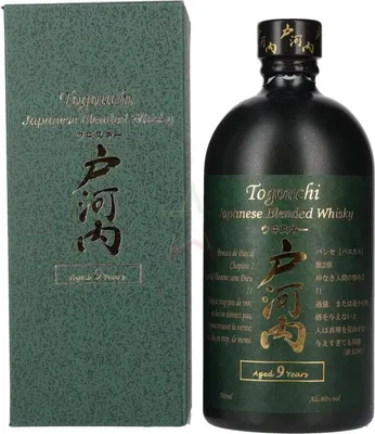Produktbild von Togouchi 9 Years Old Japanese Blended Whisky 40 %  0,70 lt.