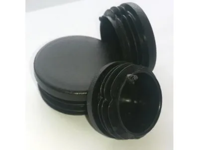 Obrázok produktu pre Zástrčka na potrubie s okrúhlou koncovkou 12 mm, čierna
