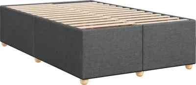 Produktbild von Bettgestell ohne Matratze Dunkelgrau 120x190 cm Stoff