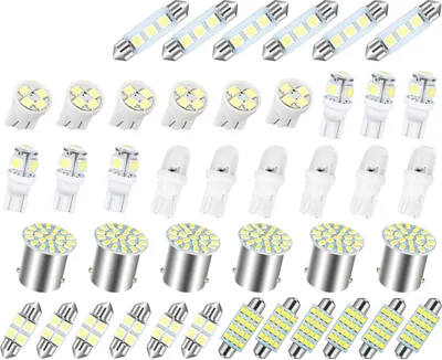Obrázok produktu pre Kombinovaná LED lampa do auta/kombinovaná LED sada pre osvetlenie interiéru auta/interiéru mapy/boot/registračného štítku