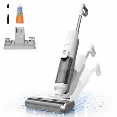 Produktbild von Proscenic Akku Wischsauger 3-in-1, Nass-Trockensauger & Bodenreiniger, 60 Min Laufzeit, Selbstreinigung, 750 ml Frischwassertank, Kantenreinigung