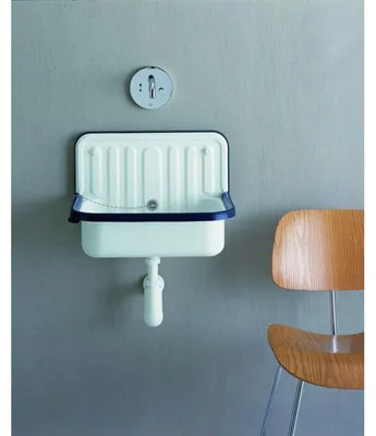 Produktbild von Laufen Aufgussbecken Stahlform H551CL50001095 510x365x330mm, weiß, mit Überlauf