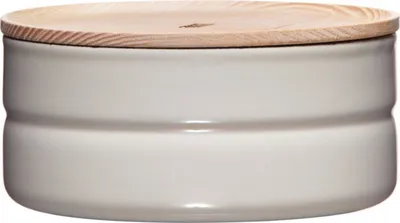 Produktbild von Riess Emaillierte Vorratsdose mit Deckel Ø13cm 615ml light grey