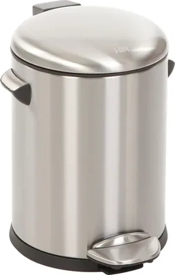 Obrázok produktu pre pedálový odpadkový kôš Belle Deluxe5 litrov matná strieborná nerezová oceľ
